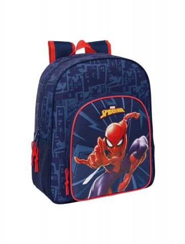 MOCHILA 38 CM SPIDERMAN ADAP. CARRO SAFTA