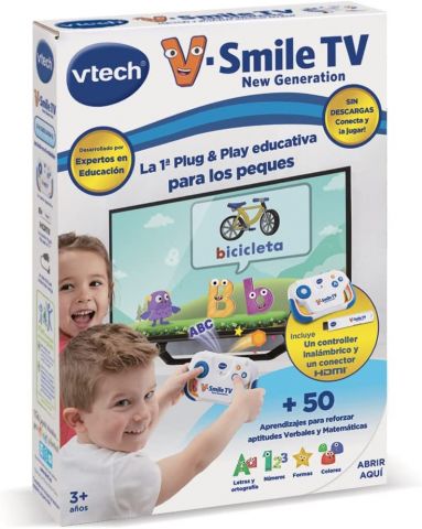 CONSOLA V.SMILE TV INFANTIL EDUCATIVA VTECH