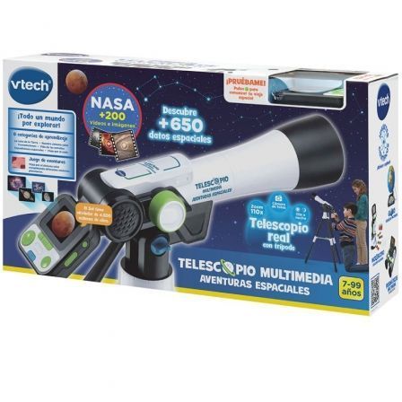 TELESCOPIO MULTIMEDIA AVENTURAS ESPACIALES VTECH