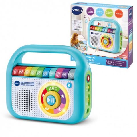 REPRODUCTOR MUSICAL GRABA, CANTA Y BAILA VTECH