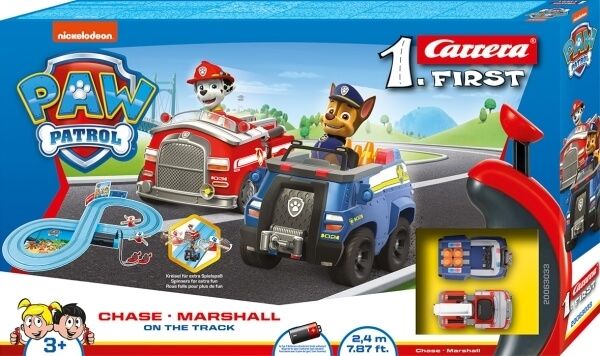 PISTA CARRERA PAW PATROL (CHASE Y MARSHALL) 2.40 M