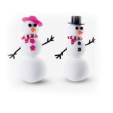 COPOS MÁGICOS SR Y SRA MUÑECO DE NIEVE 