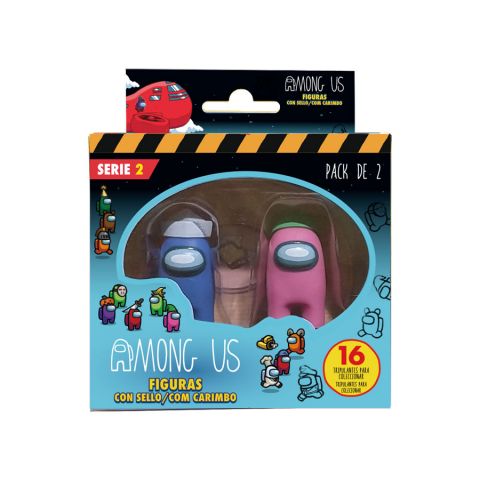 AMONG US PACK 2 FIGURAS BIZAK