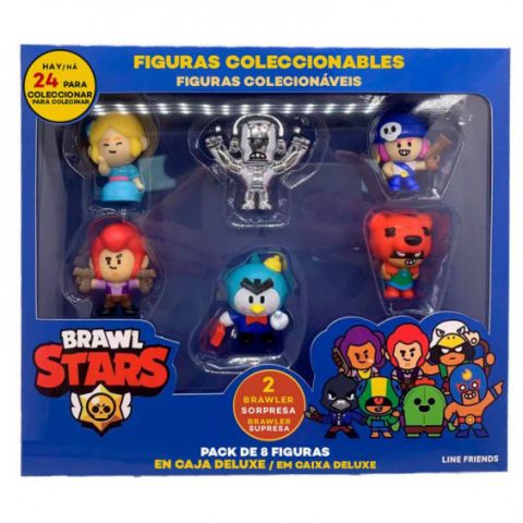 BRAWL STARS PACK DELUXE 8 FIG 