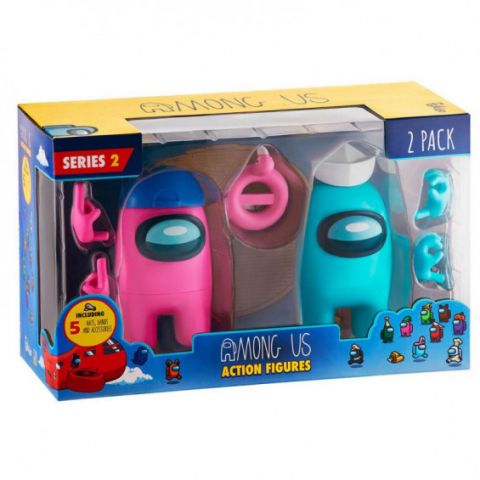 AMONG US FIGURAS DE ACCIÓN PACK DE 2 BIZAK
