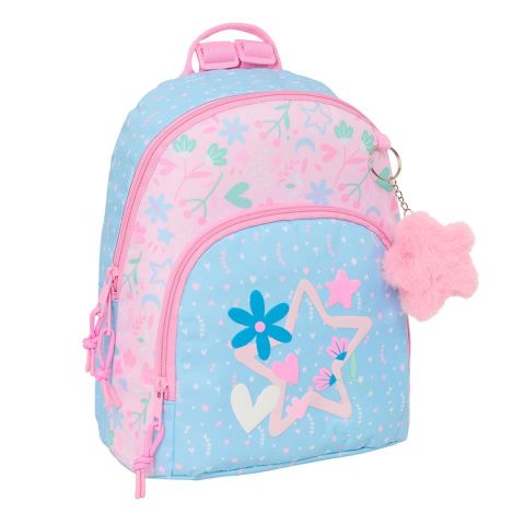 MINI MOCHILA SMILE BLACKFIT8 SAFTA
