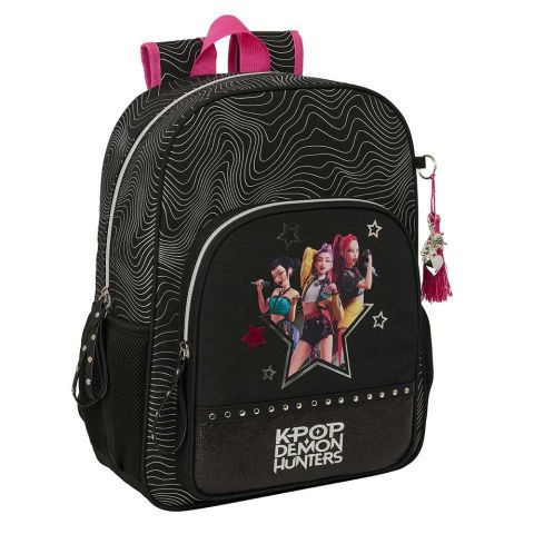 MOCHILA 42 CM ADAP.CARRO K-POP DEMON HUNTERS ENERG