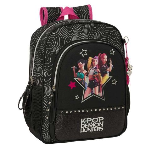 MOCHILA 38 CM ADAP.CARRO K-POP DEMON HUNTERS ENERG