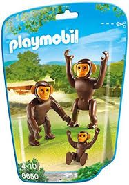 FAMILIA DE CHIMPANCES PLAYMOBIL