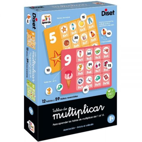 TABLAS MULTIPLICAR DISET