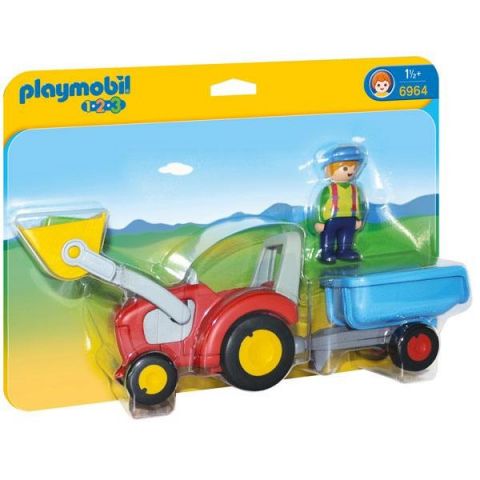 1.2.3. TRACTOR CON REMOLQUE PLAYMOBIL