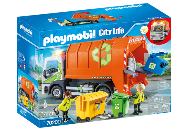 CAMIÓN DE RECICLAJE PLAYMOBIL