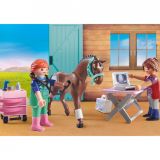 VETERINARIA DE CABALLOS PLAYMOBIL 