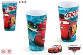 VASO PLASTICO GRANDE CARS