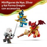 ZILVAR Y BESTIA DRAGÓN GRIMTAK LEGO NINJAGO