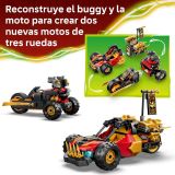VEHÍCULOS COMBINABLES KAI Y COLE  LEGO NINJAGO