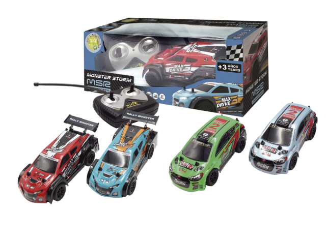 COCHE R/C RALLY STORM RACING 1:26 27MHZ