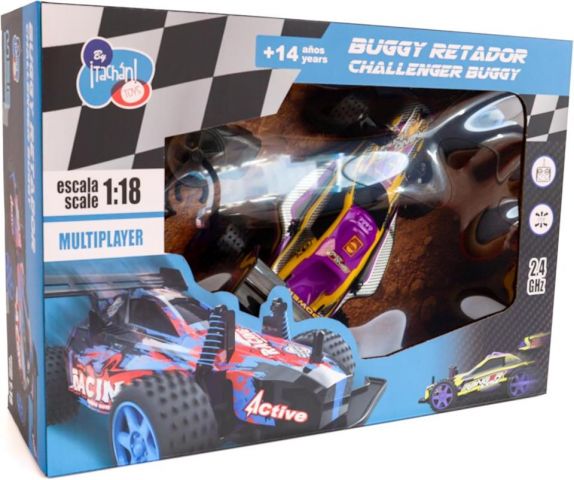 BUGGY CAR RETADOR AMARILLO R/C (pilas) TACHAN