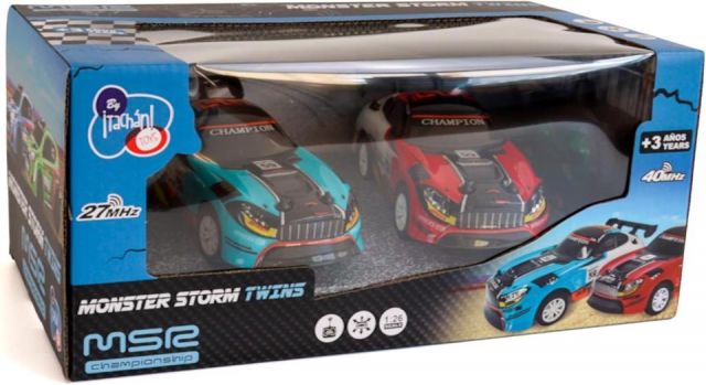 COCHES RALLY STORM TWIN R/C DOBLE FRECUENCIA TACHA