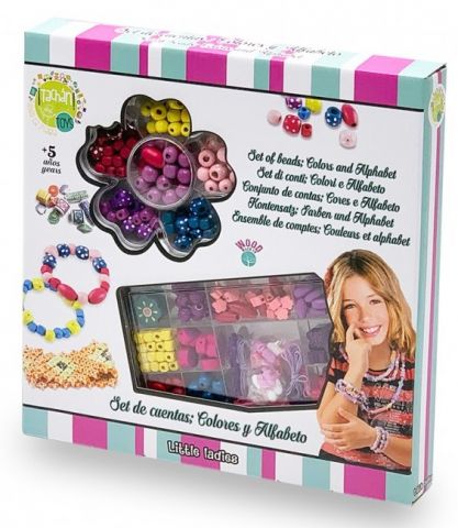 SET HACER PULSERAS CUENTAS DE MADERA TACHAN 