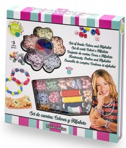 SET PULSERAS CUENTAS ALFABETO TACHAN 