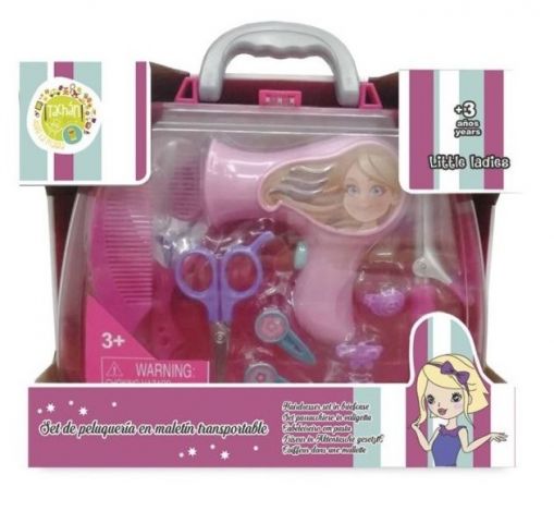 SET SALÓN DE PELUQUERIA  EN MALETÍN TRANSPORTABLE