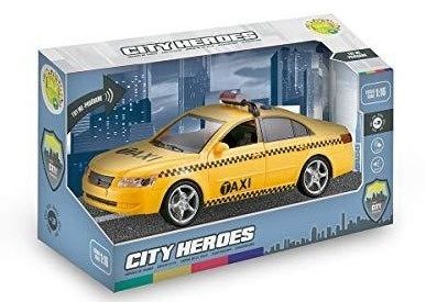 TAXI CON LUZ Y SON. HÉROES DE CIUDAD 1:16