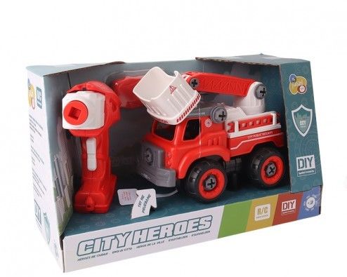 RC CAMIÓN DE BOMBEROS ARMABLE 33 PZAS TACHÁN