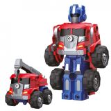 ROBOT ROJO 3 EN 1 27 PZAS TRANSF. VEHÍCULO TACHÁN