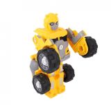 ROBOT AMARILLO 3EN1 27 PZAS TRANS. VEHÍCULO TACHÁN