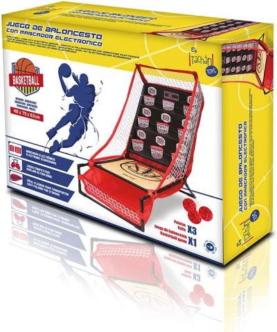 JUEGO BALONCESTO CON MARCADOR ELECTRÓNICO TACHAN