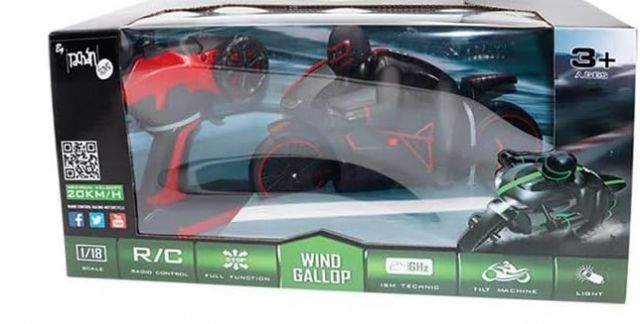 MOTO R/C ESCALA 1:18 TACHAN PILAS