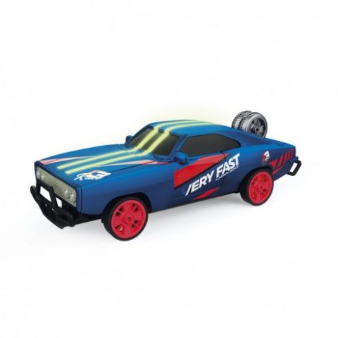 COCHE DRIFT RETRO R/C 2.4G AZUL TACHÁN