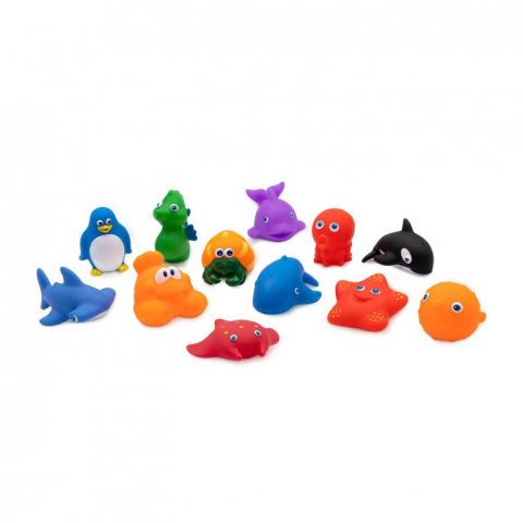 FIGURAS BAÑO ANIMALES MARINOS BOLSA TACHÁN