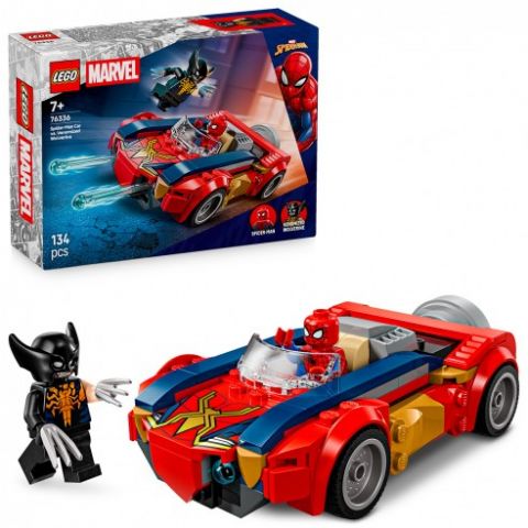COCHE SPIDERMAN VS LOBEZNO VENOMIZADO LEGO MARVEL