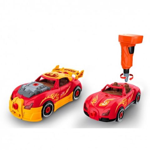 COCHE CARRERAS ROJO C/ACC. TUNNING 2 EN 1 TACHÁN