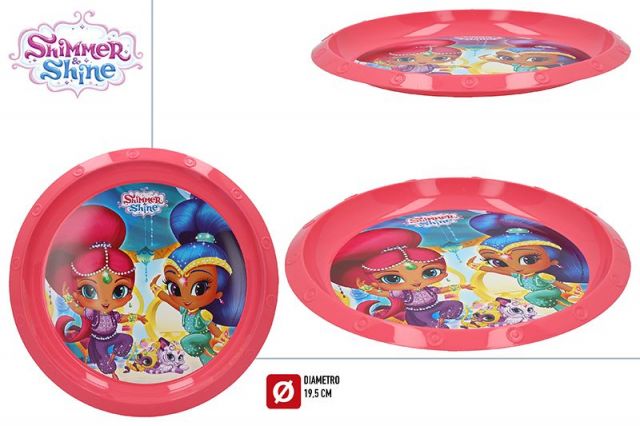 PLATO PLASTICO SHIMMER & SHINE