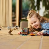 HUIDA POR EL RIO Y CAZA T.REX JURASSIC WORLD LEGO