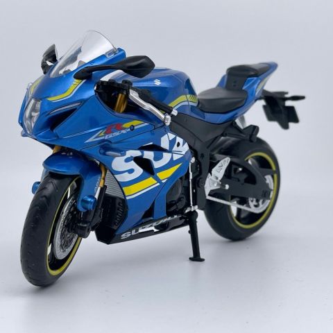 MOTO SUZUKI GSX-RR1000 1:12 AZUL TACHÁN