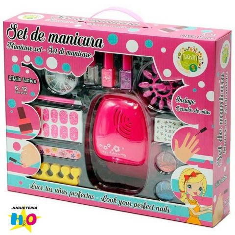 KIT DE MANICURA C/SECADOR DE UÑAS TACHAN