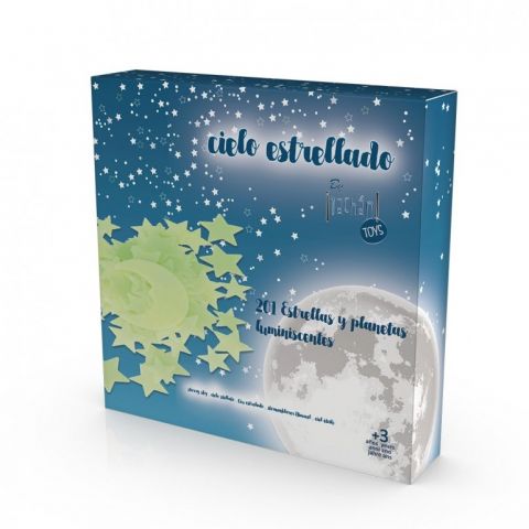 PACK DE ESTRELLAS Y PLANETAS LUMINISCENTES TACHAN