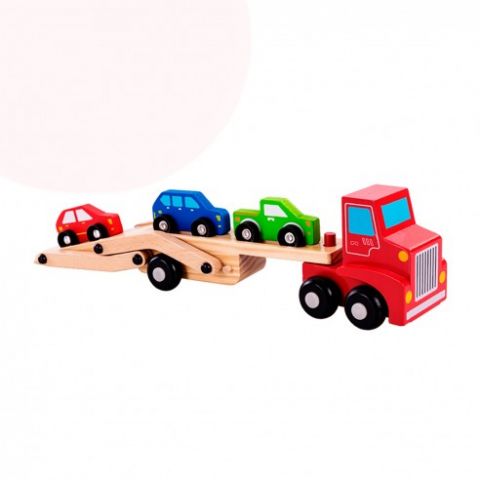 CAMIÓN DE COCHES MADERA TACHÁN