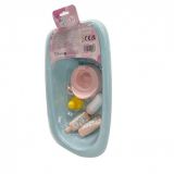 BAÑERA AZUL CON ACCESORIOS TACHÁN