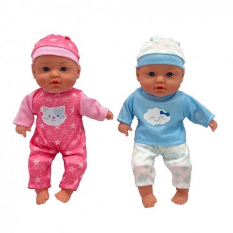 MUÑECA ROSA O AZUL 31 CM BLANDITA SURTIDAS TACHÁN