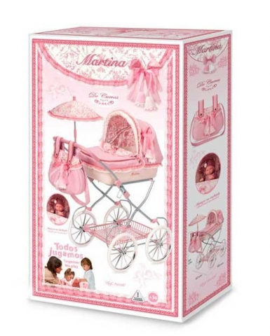 COCHE DE MUÑECAS PLEGABLE SERIE MARTINA 