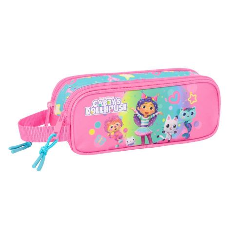 PORTATODO DOBLE GABBY GATO CONFETTI SAFTA