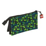 PORTATODO TRIPLE MINECRAFT TNT SAFTA