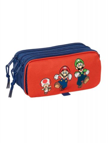 PORTATODO TRIPLE  BIG SUPER MARIO MAMMA MIA SAFTA