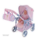 COCHE DE MUÑECAS GALA 3X1 PLEGABLE DE CUEVAS TOYS 