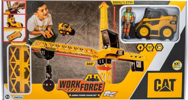 GRÚA R/C CON  FIGURA Y ACCESORIOS CAT FUNRISE